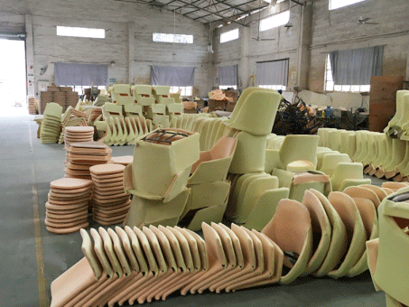 Dining chair manufacturing Foam upholstery